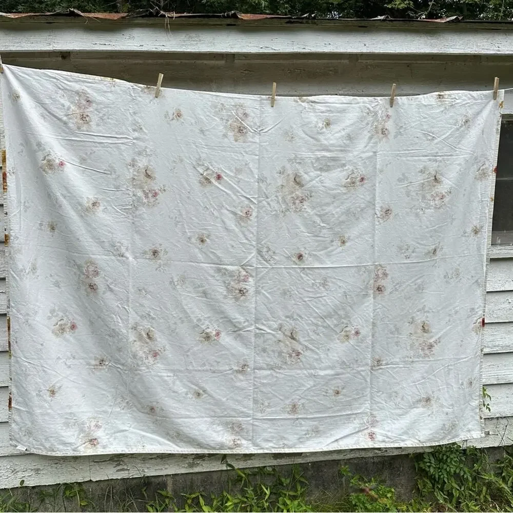 Calvin Klein‎ Floral fall brown & gold Fabric Tablecloth  harvest autumn colors